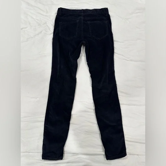Free People Black Straight Leg Skinny Corduroy Pants size‎ 25 - Picture 2 of 4